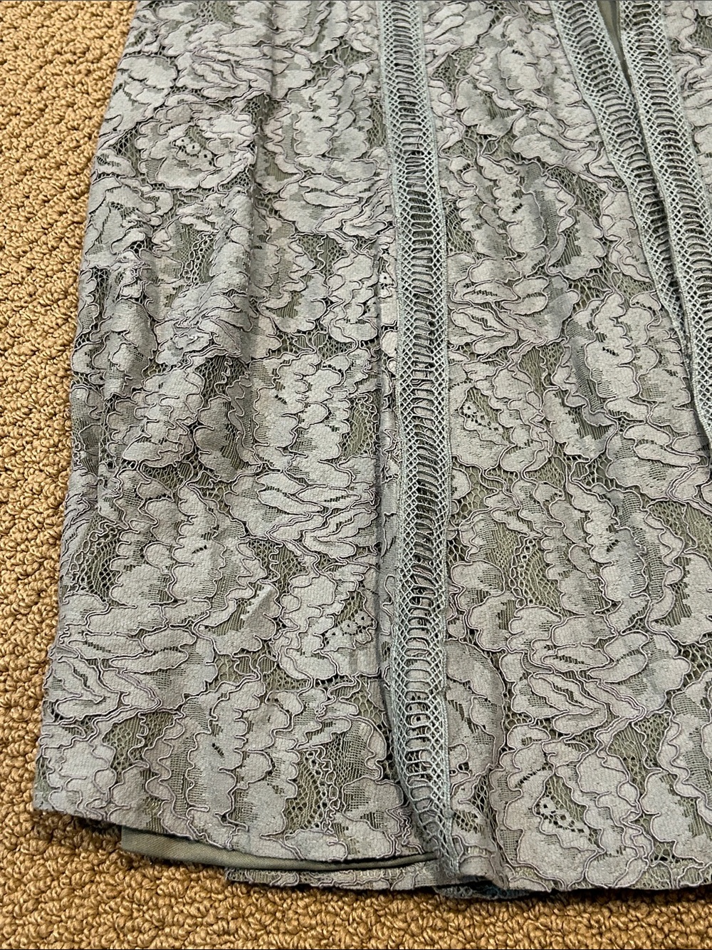 Baltic Born Monroe Sage Lace Dress size Medium Wedding Bridesmaid Formal Green - Picture 11 of 17
